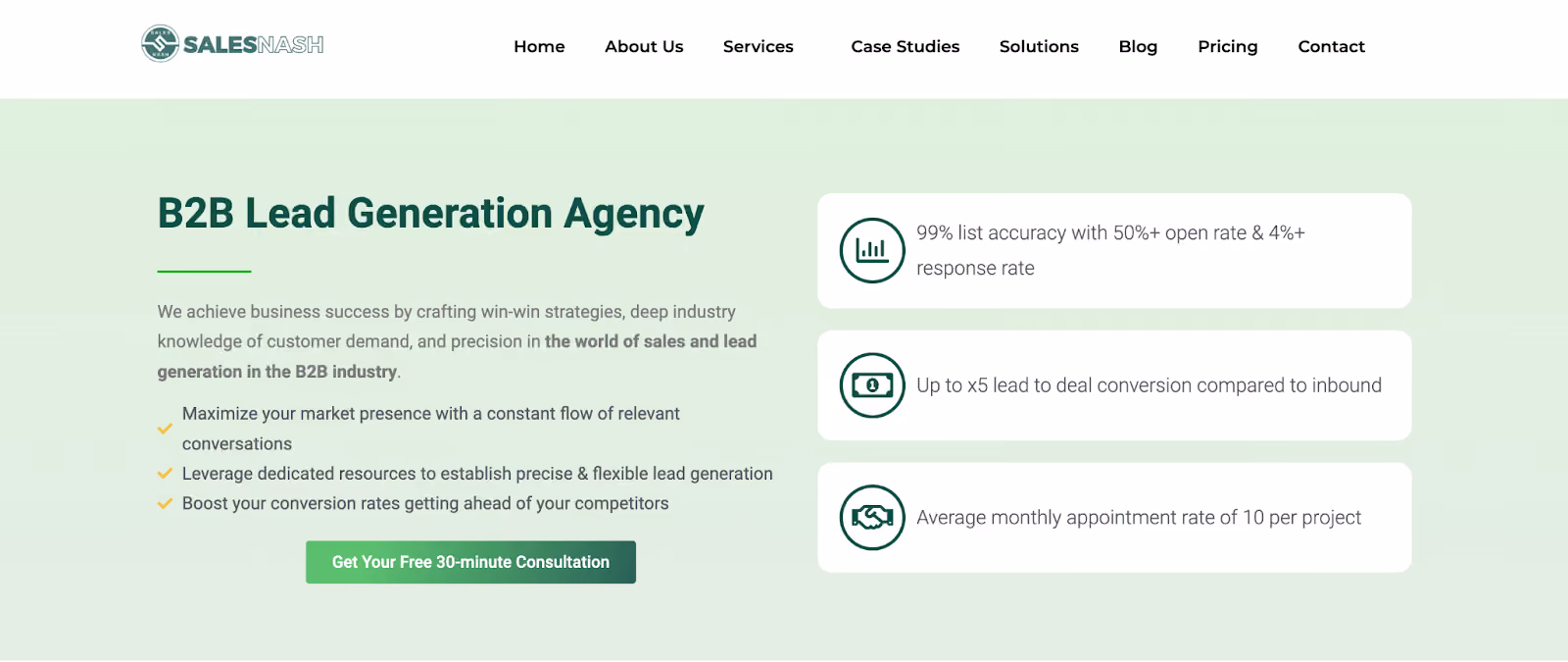 Lead generation company SalesNash
