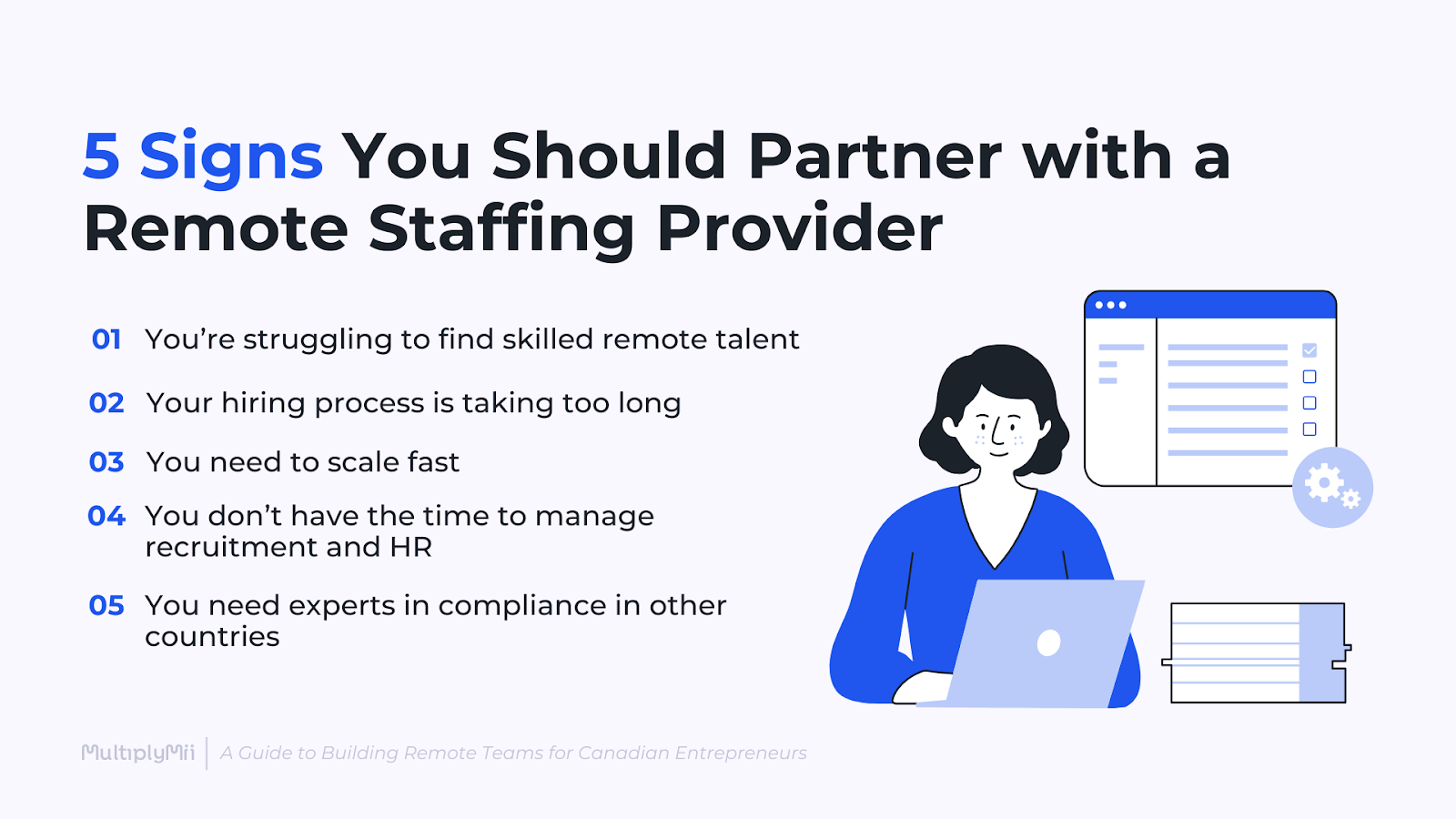 5 Signs You Should Partner with a Remote Staffing Provider