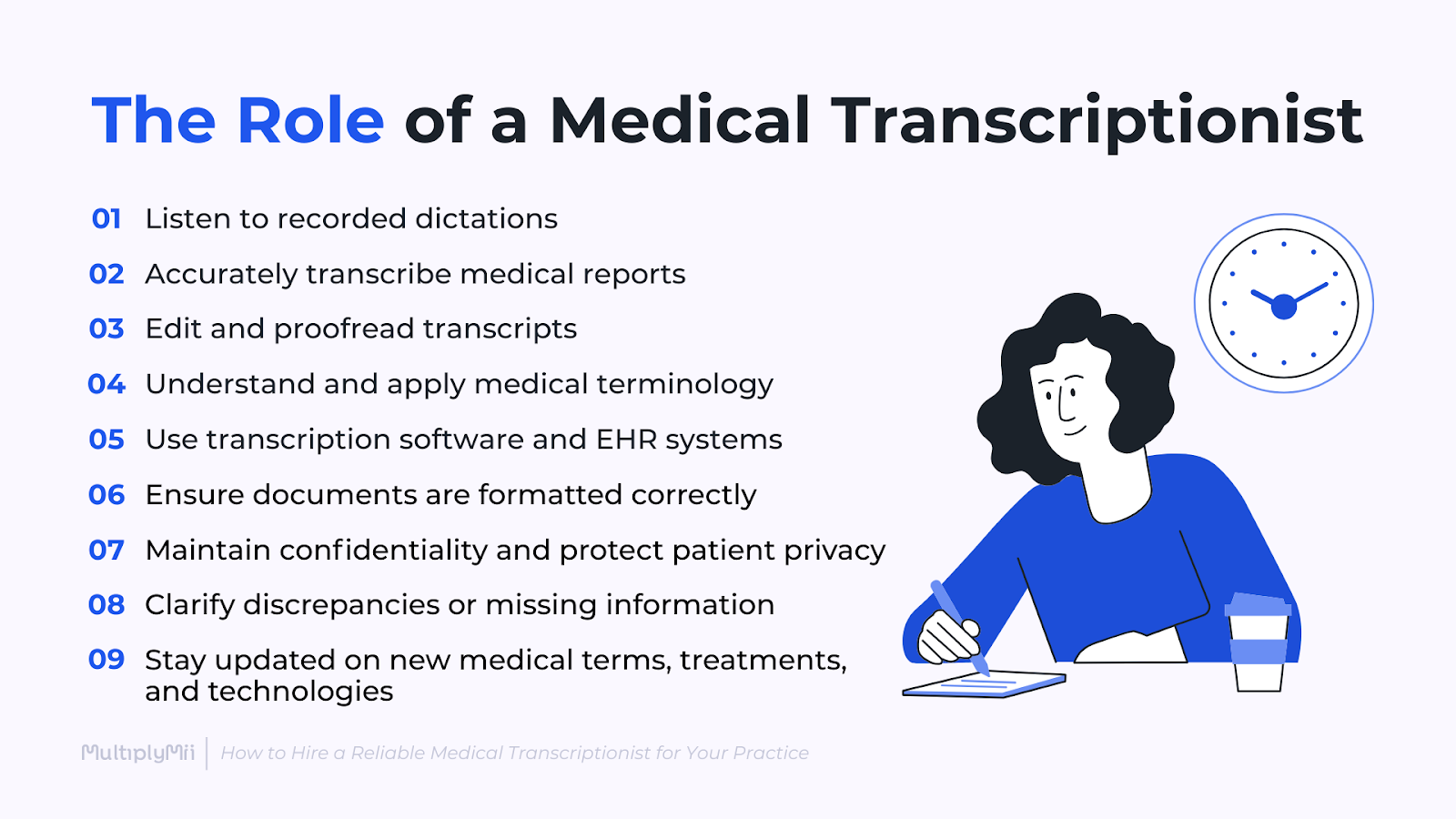 The Role of a Medical Transcriptionist