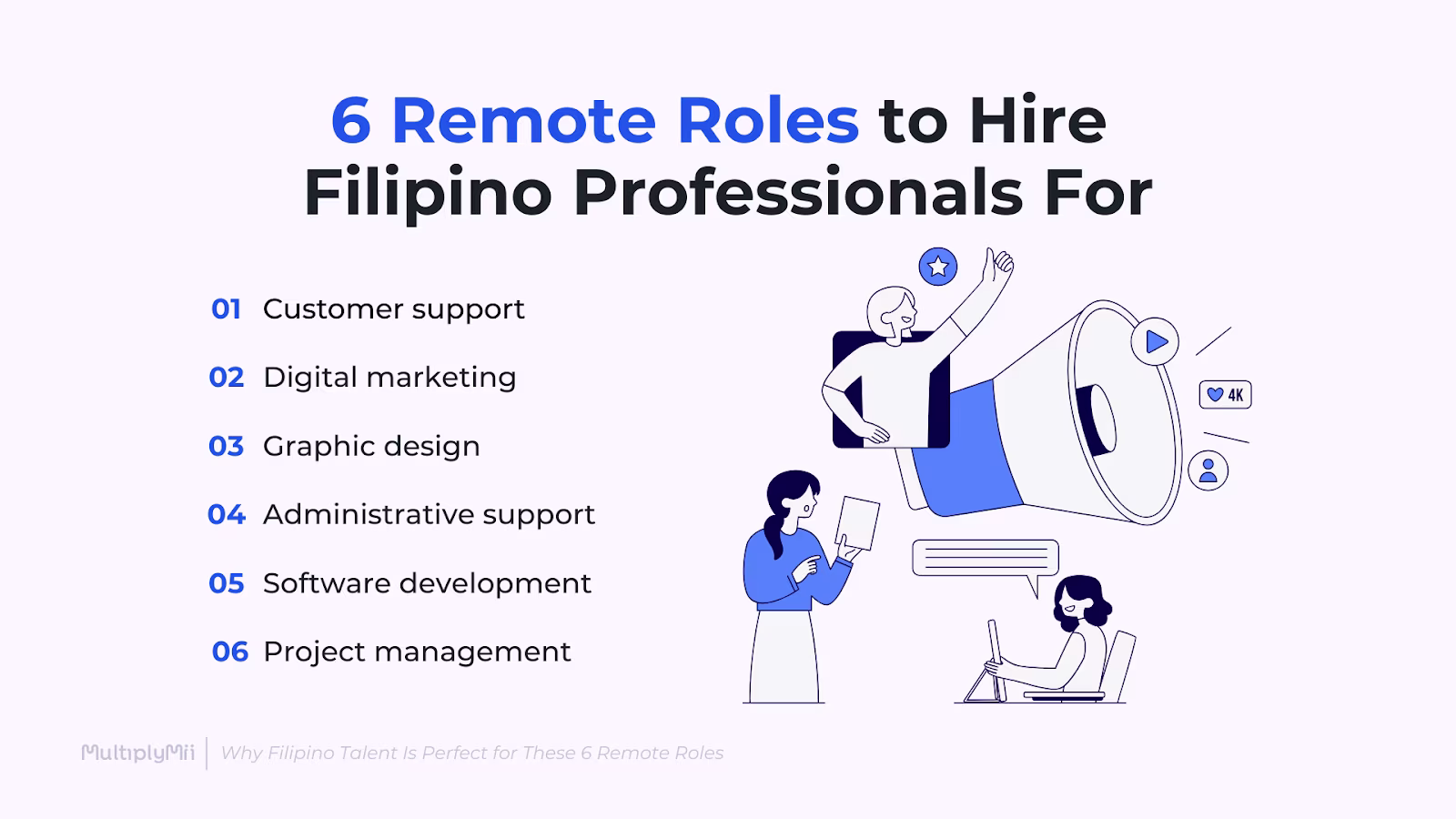 Top 6 Remote Roles to Hire Filipino Professionals For