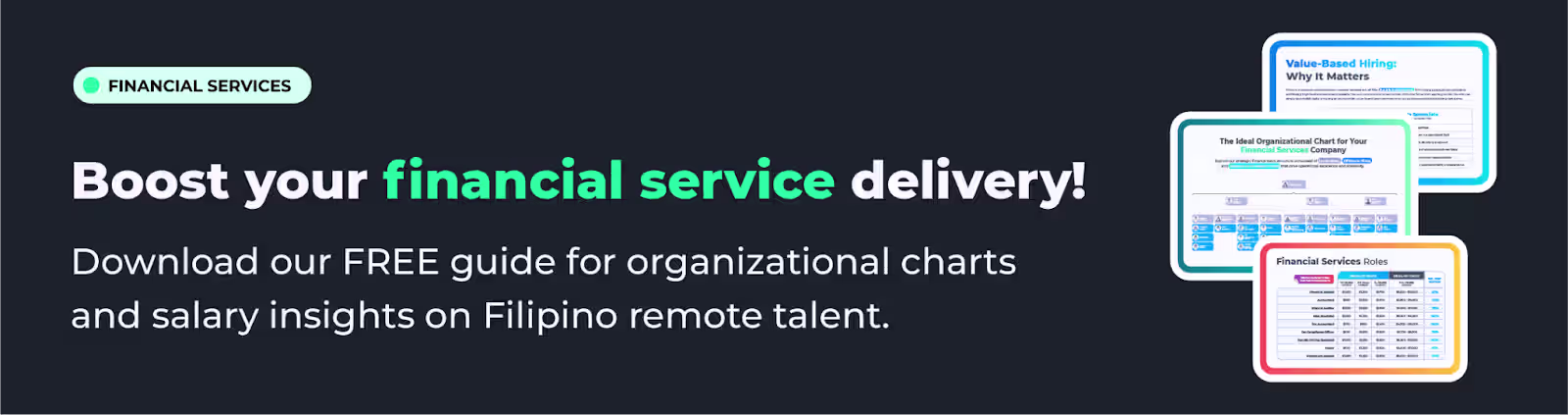 Boost your financial services with top remote Filipino talent