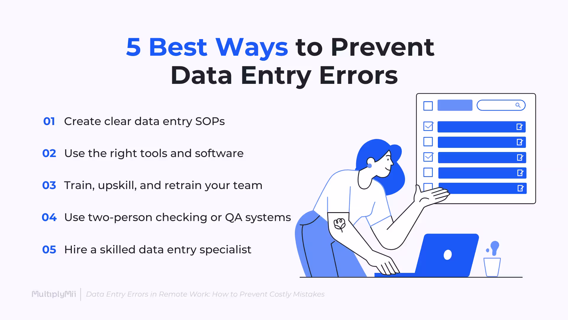 How to Prevent Data Entry Errors Before They Happen