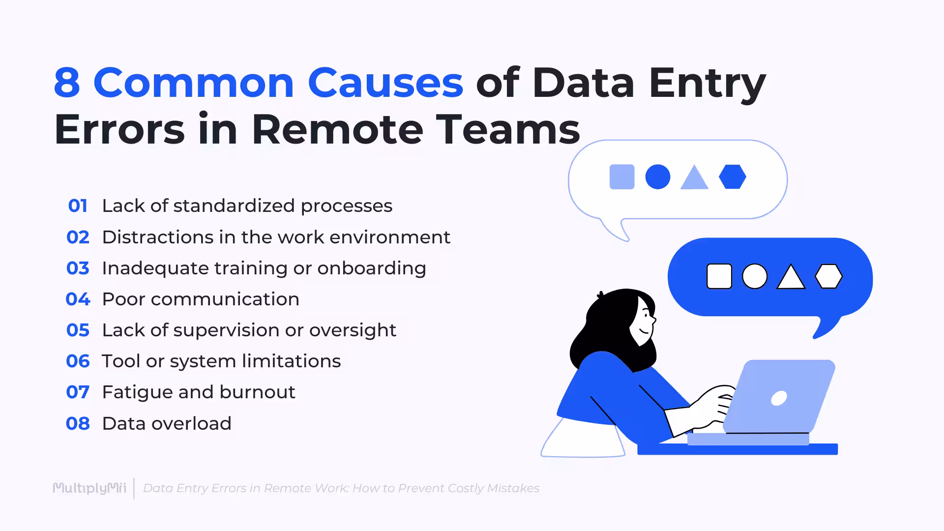 Common Causes of Data Entry Mistakes in Remote Teams