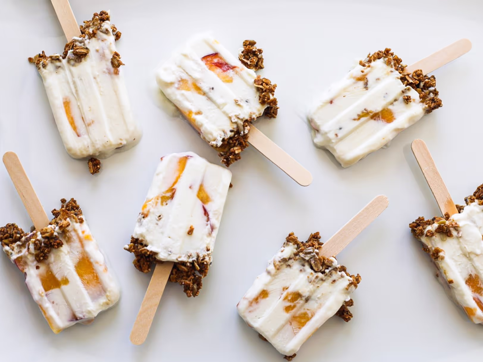 Peaches &amp; Cream Parfait Pops | Delicious Recipes for Every Season | Sydne George