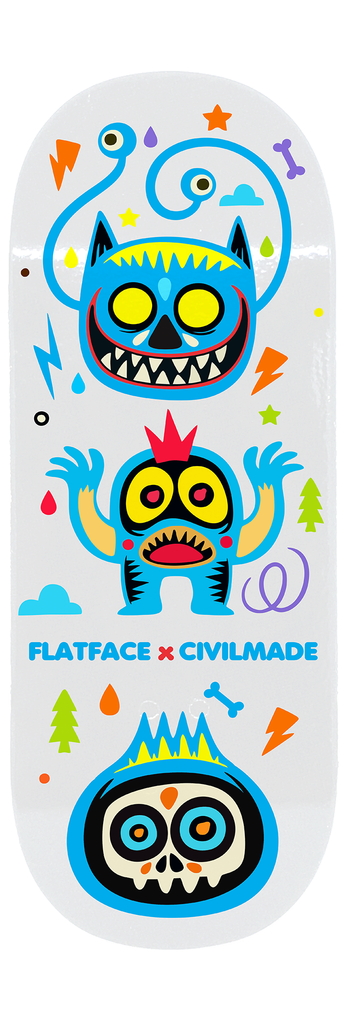 Civilmade x FlatFace "White Monsters" Deck