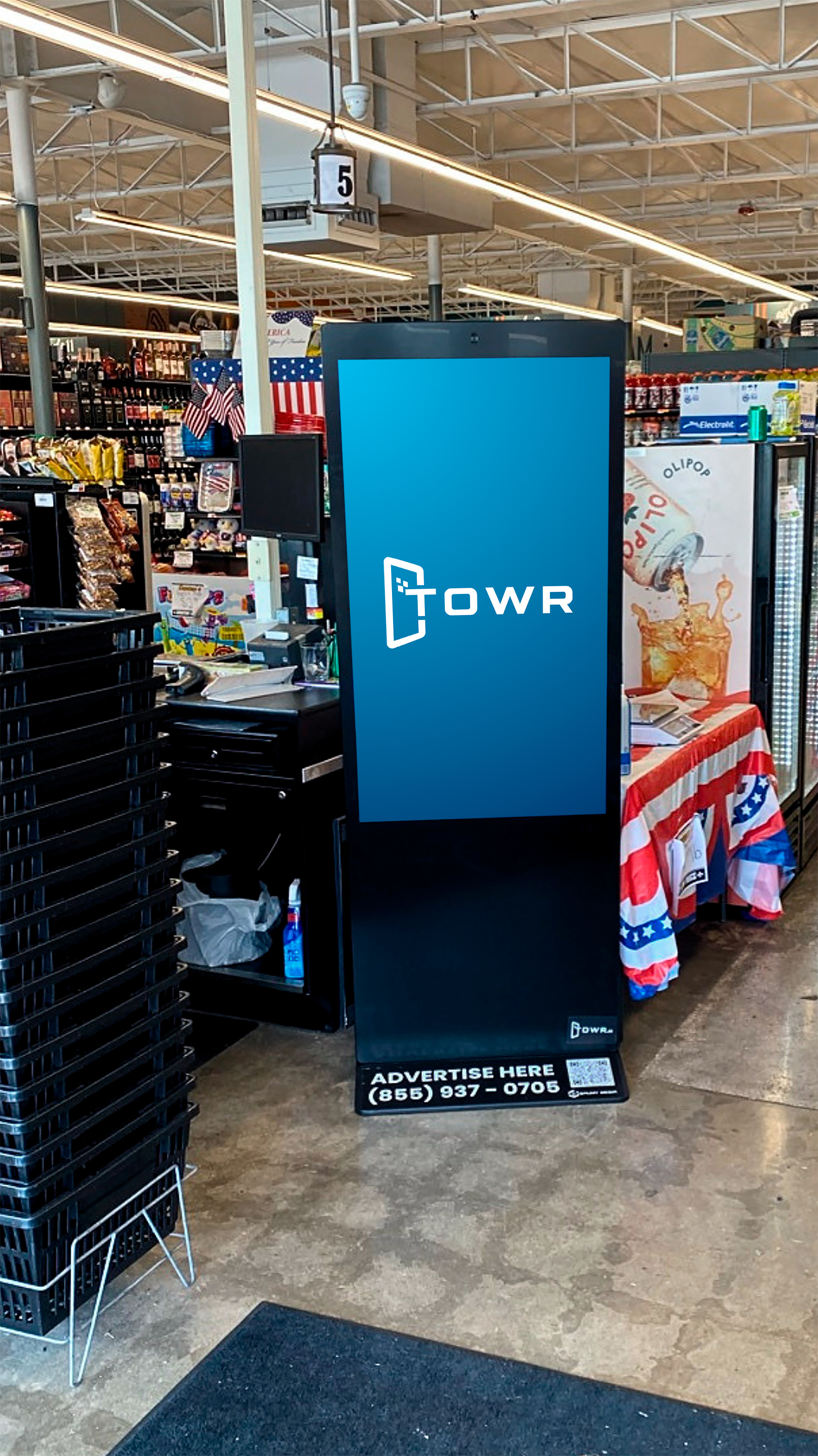 Grocery Store Digital Screen Advertising