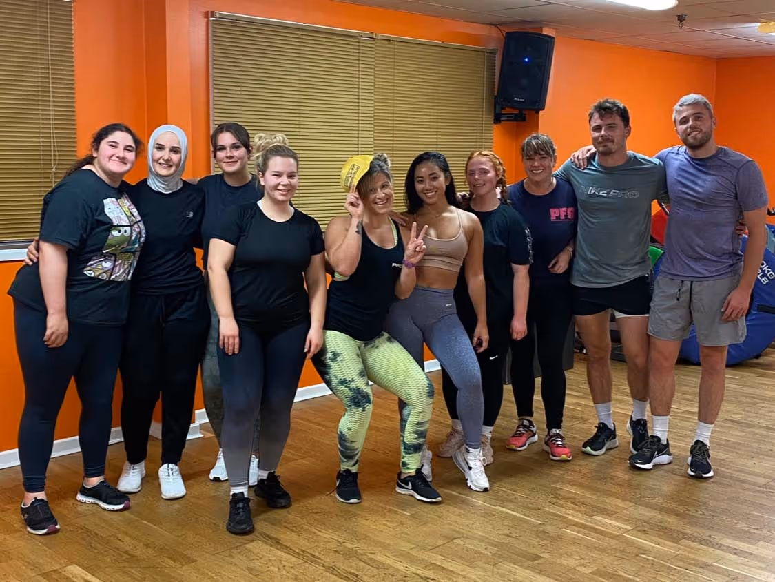 A group of studio members