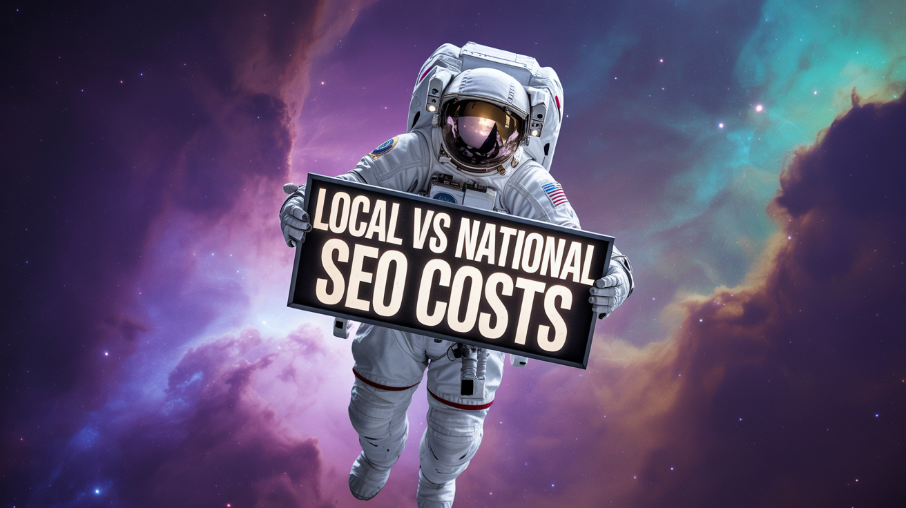 an image showing local vs nation SEO