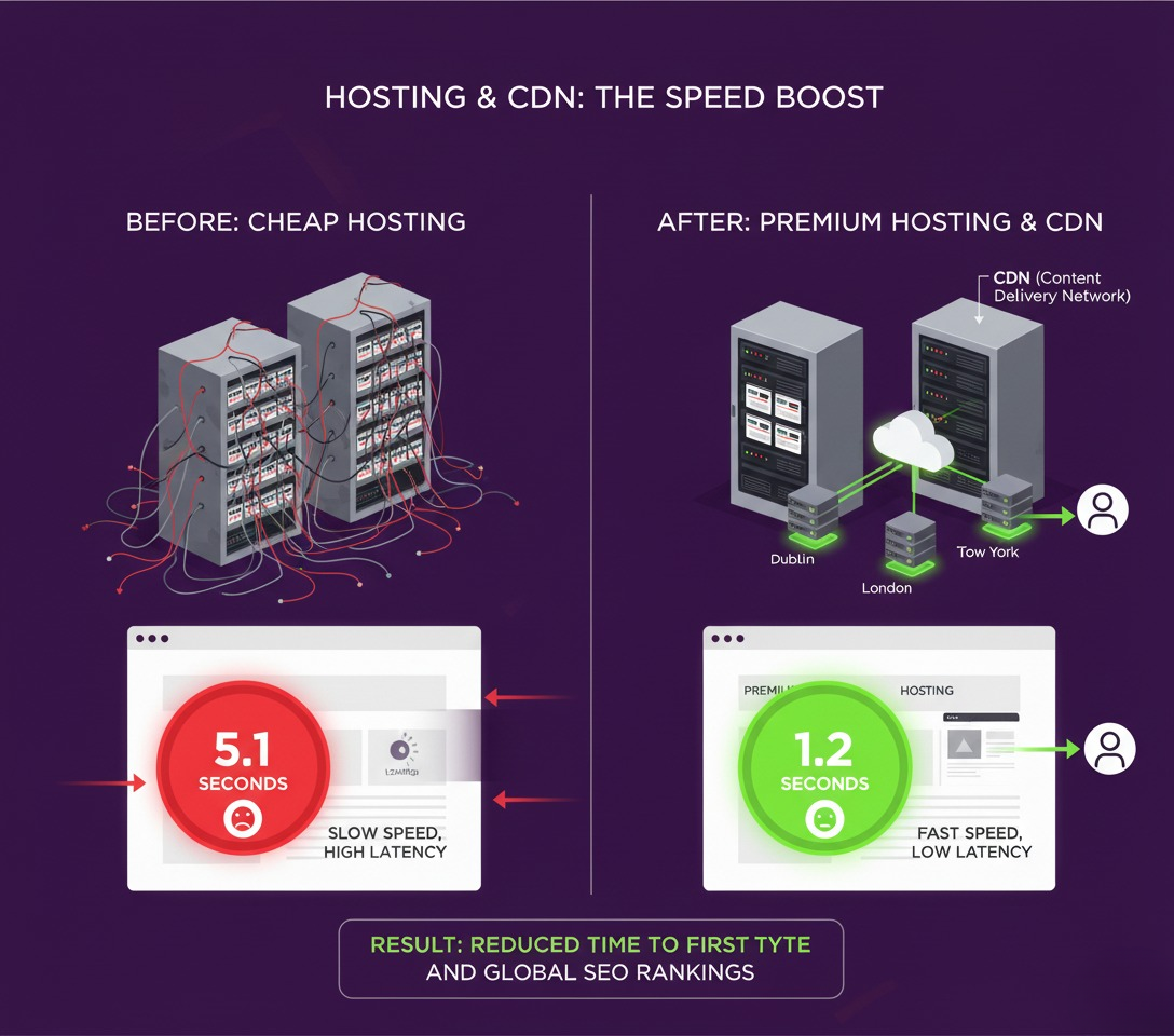 Implement a CDN for Speed and Efficiency