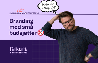 Bilde av Markus med grafisk bakgrunn