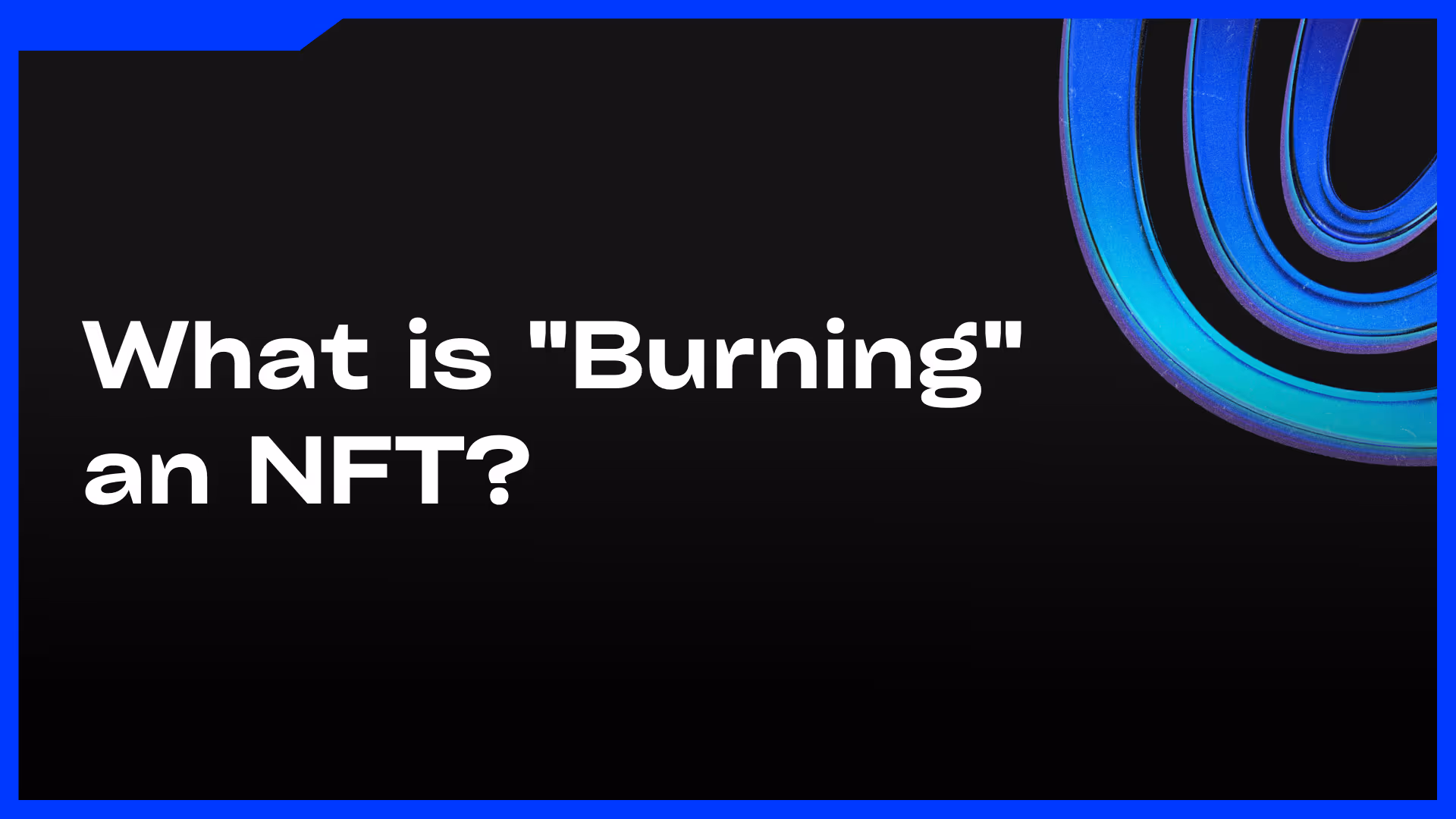 How do you burn an NFT