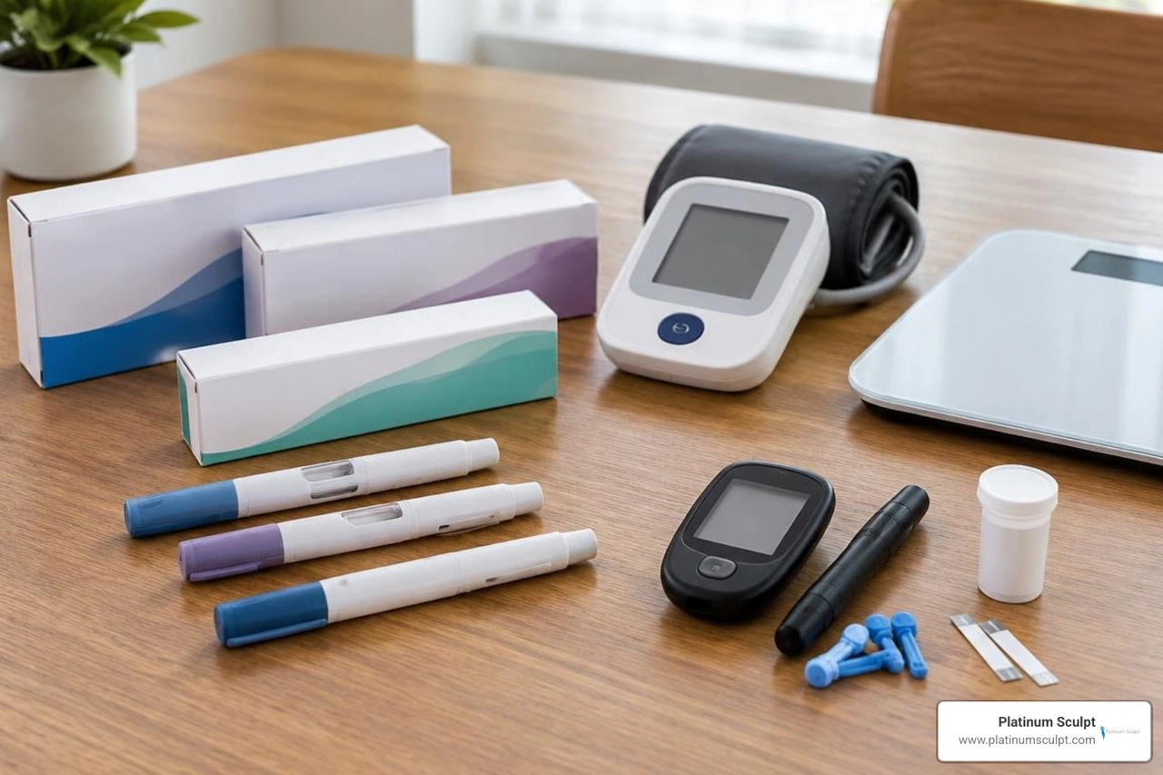 prescription weight loss medications and clinical testing supplies