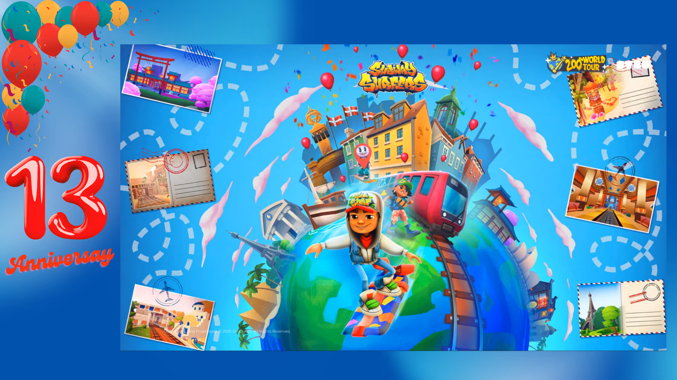 Subway Surfers 13th anniversary