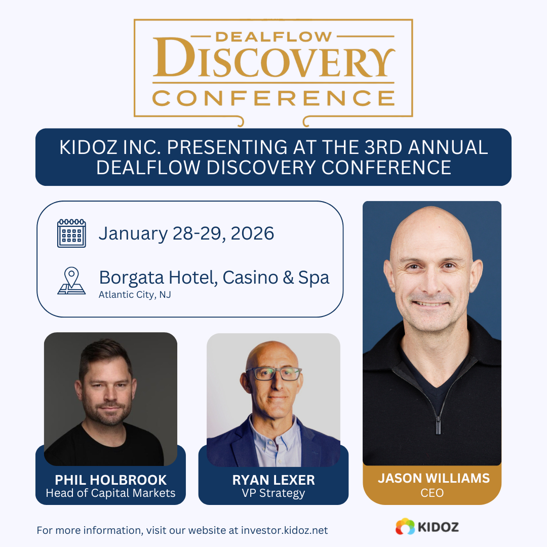 Kidoz Attending Dealflow Conference Event Details