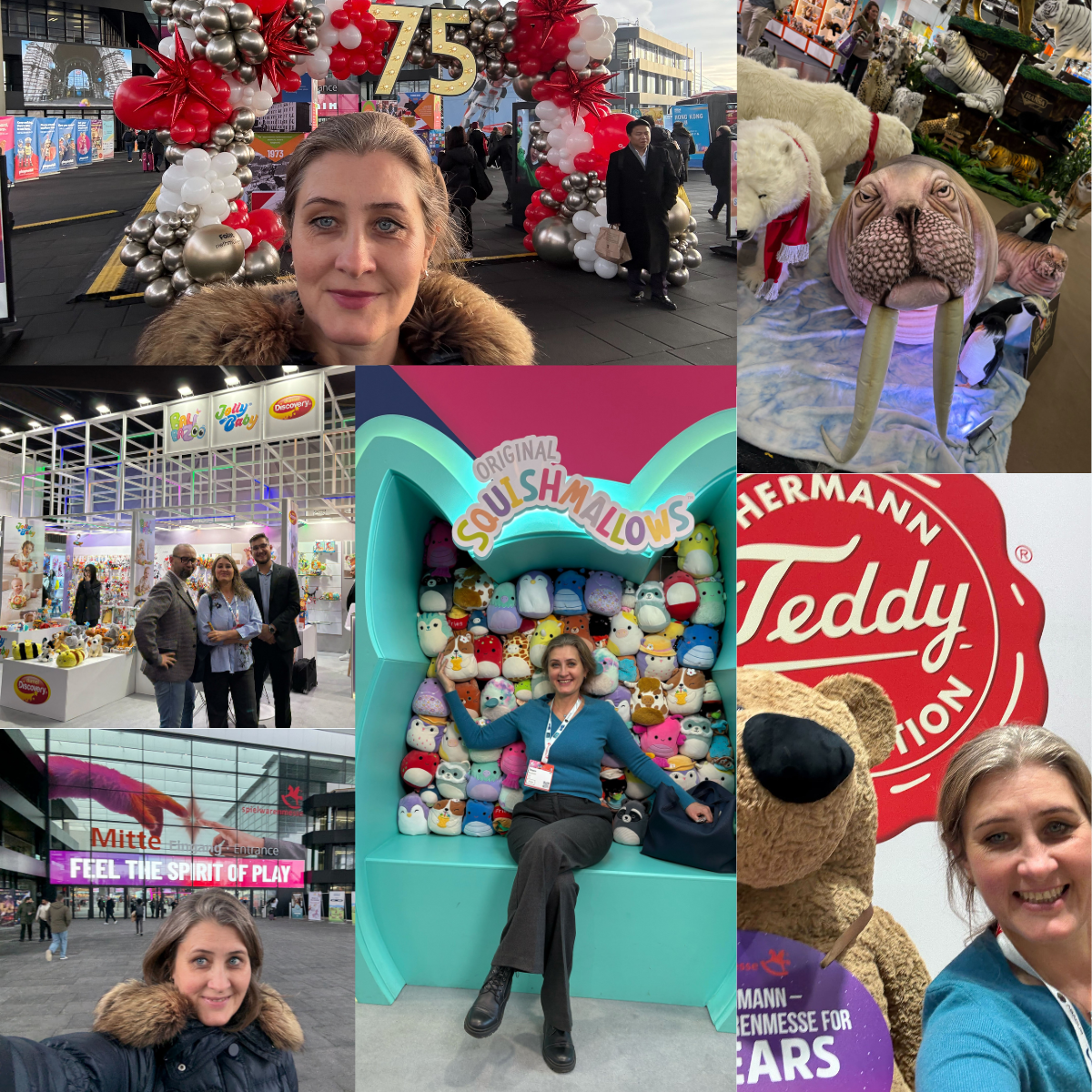 Image collection of Tetyana at the Toy Fair