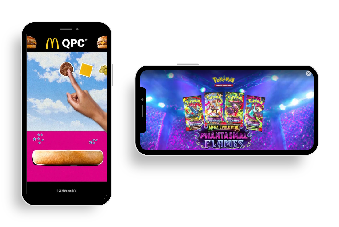 example of rewarded and playable ads inside mobile phone