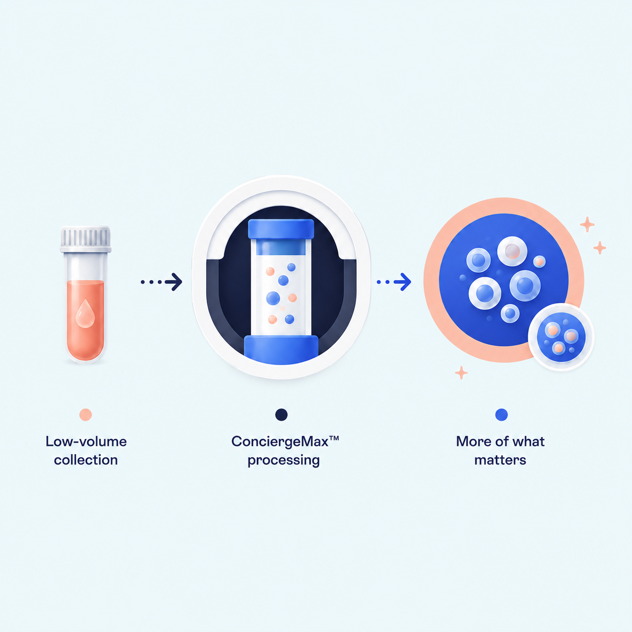 Low-volume collection moves through ConciergeMax™ processing to recover more of what matters