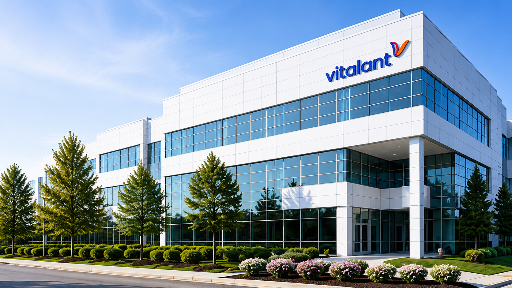 Vitalant cord blood laboratory building in Allendale, New Jersey
