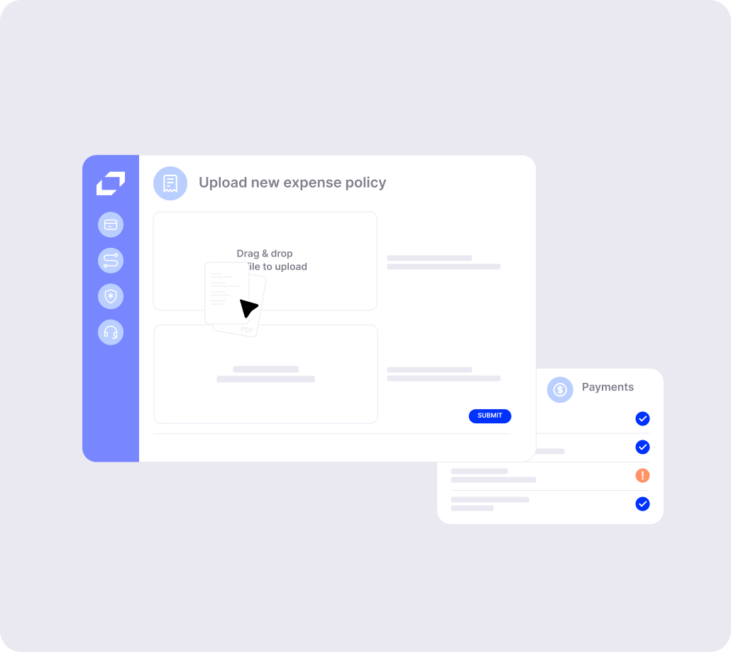 Three Archa cards stacked on top of each other