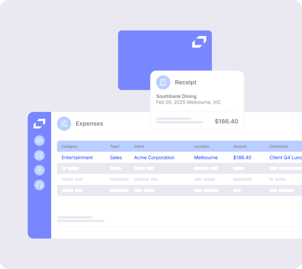 Three Archa cards stacked on top of each other