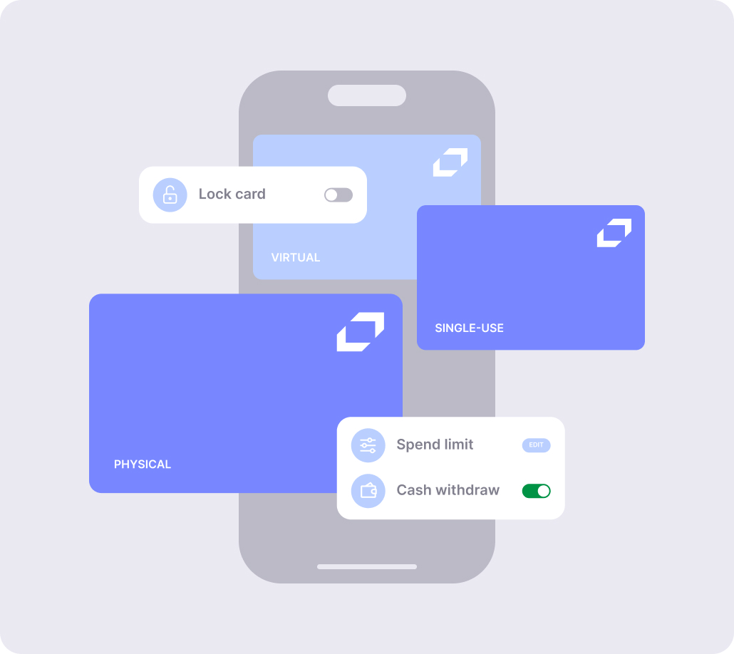 Three Archa cards stacked on top of each other