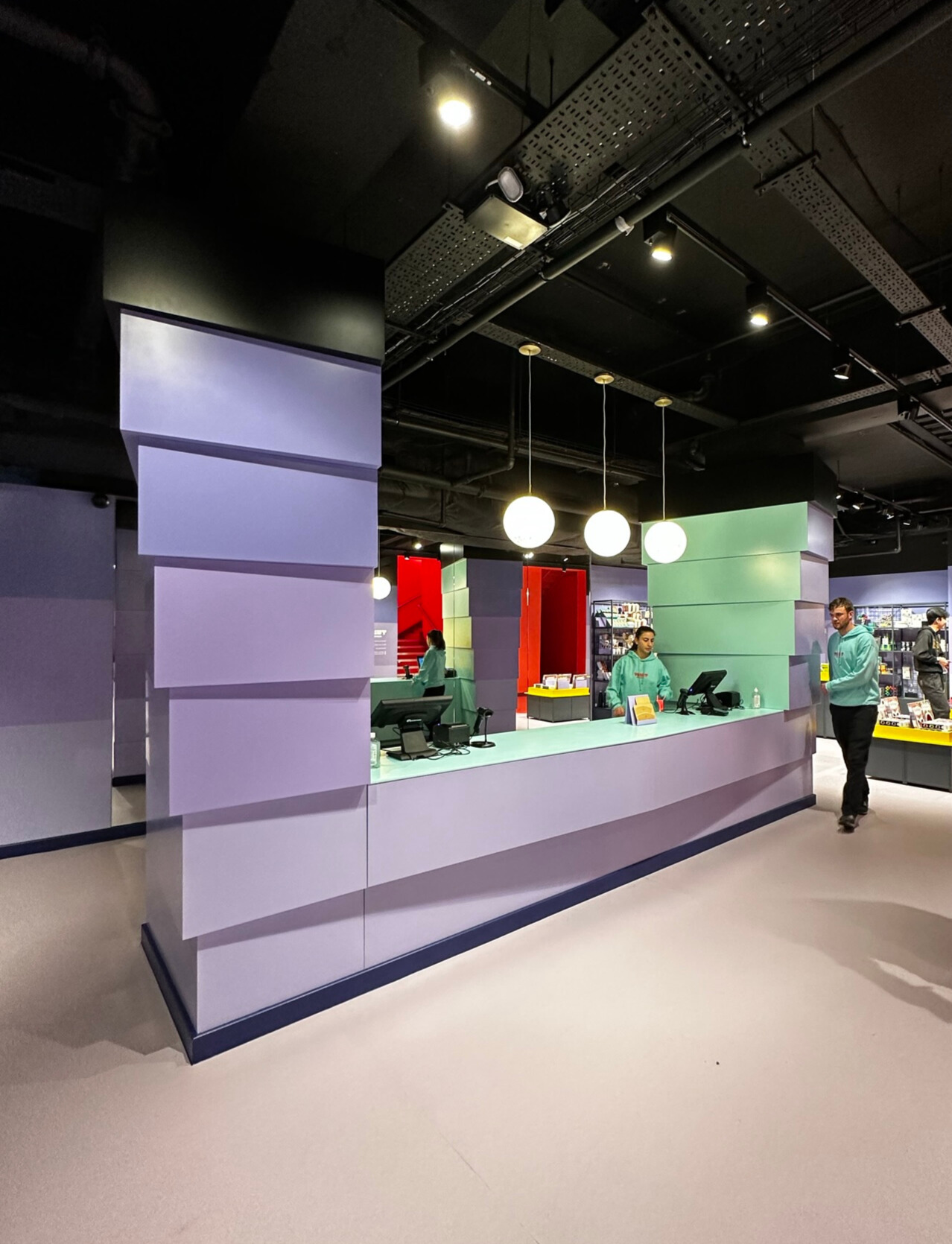 The new service area at the Twist Museum