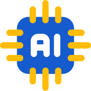 ai in square icon