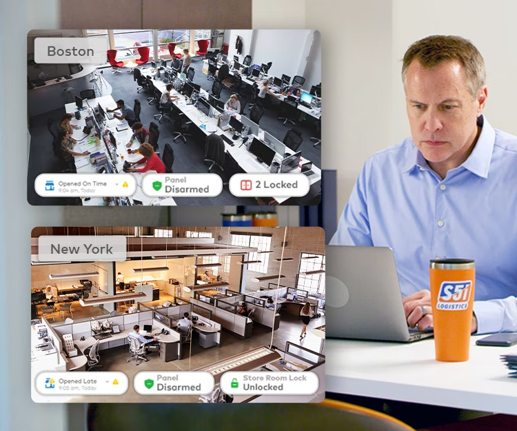 man doing monitoring for emergency