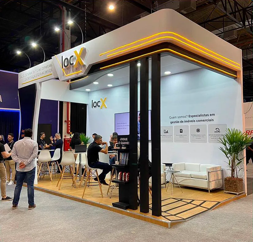 Stand da LocX na Latam Retail Show em 2022