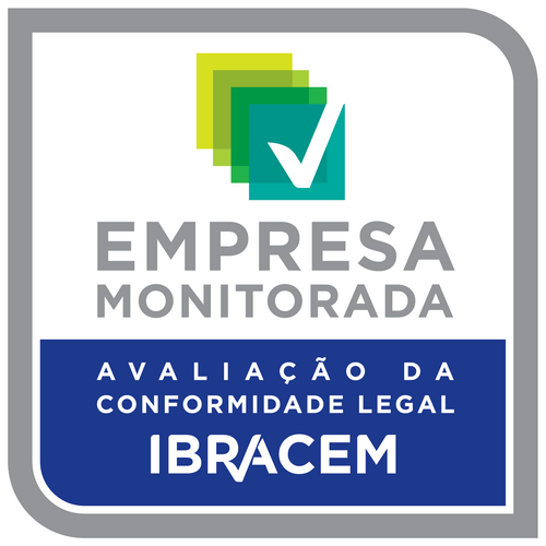 Selo IBRACEM, certificação de qualidade da LocX no setor imobiliário.