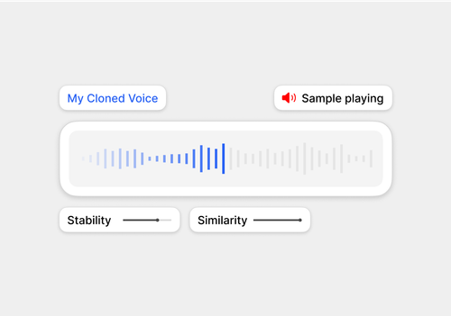 Colossyan's voice cloning feature