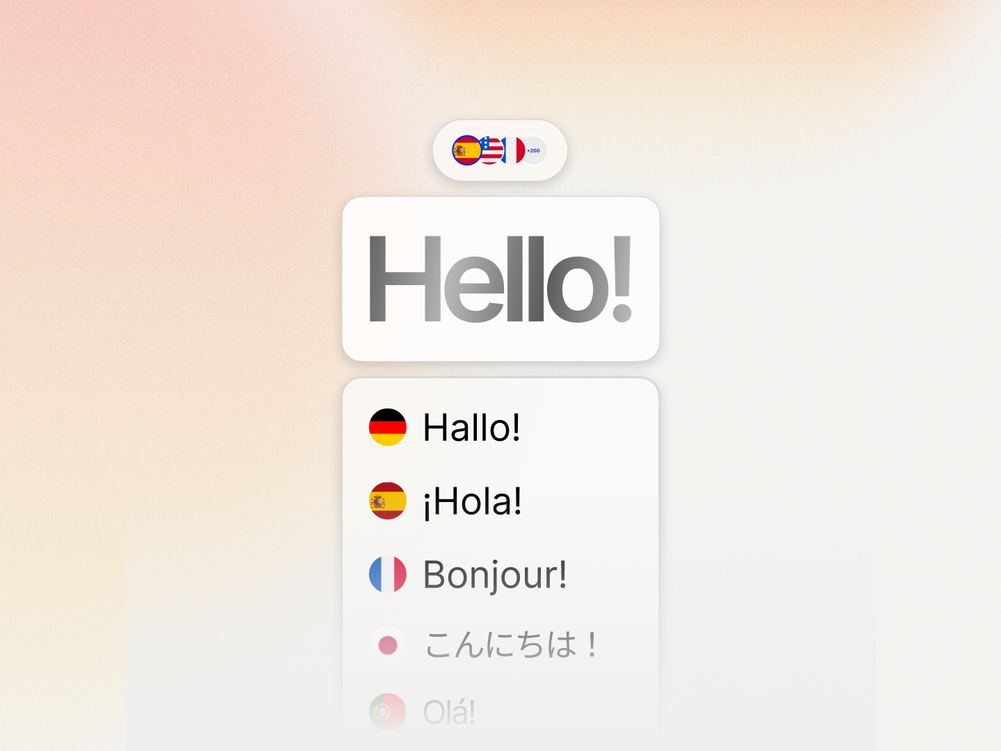 Colossyan's automatic translation feature