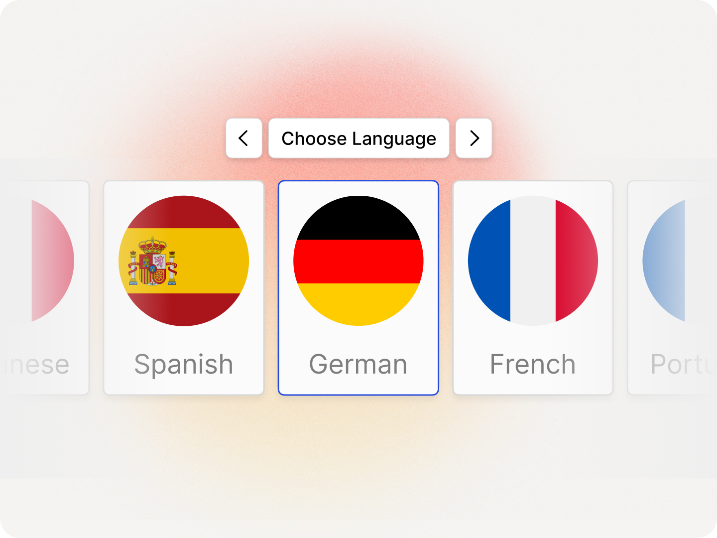 Use voiceovers in 70+ languages