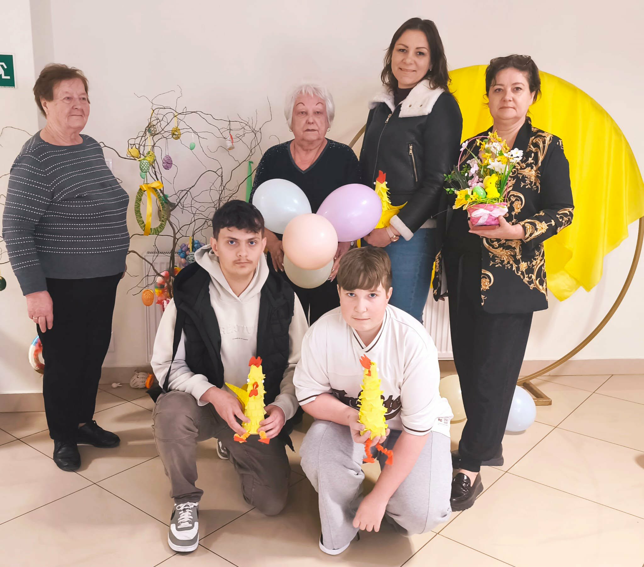 Wizyty wielkanocne wolontariuszy ZSB