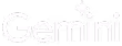Gemini logo with a small star above the letter 'i'.