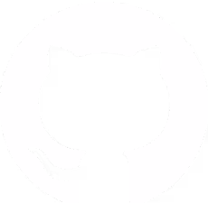 GitHub cat logo in black silhouette inside a white circle.