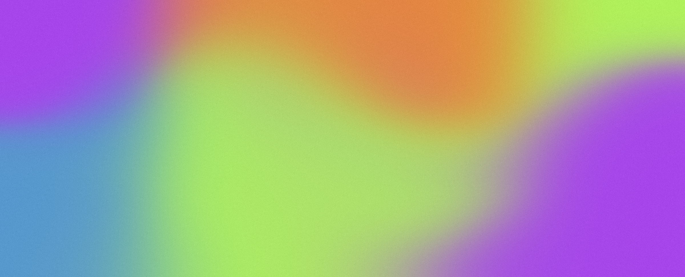 Soft gradient mesh with blended colors of purple, green, orange, and blue.