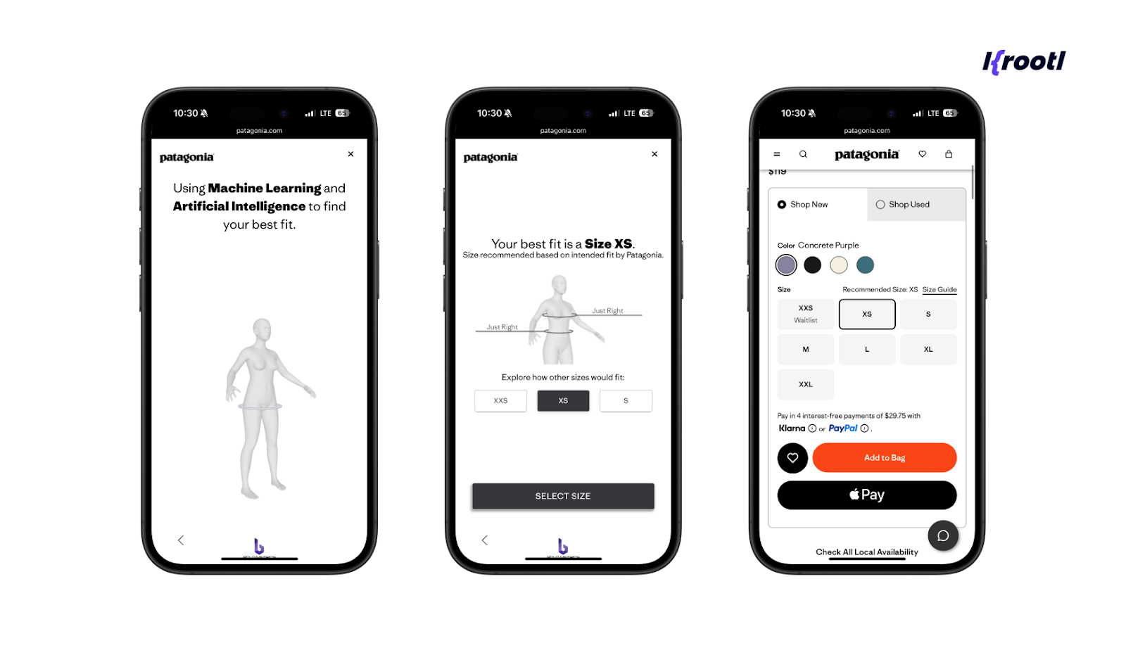 Patagonia app AI features example