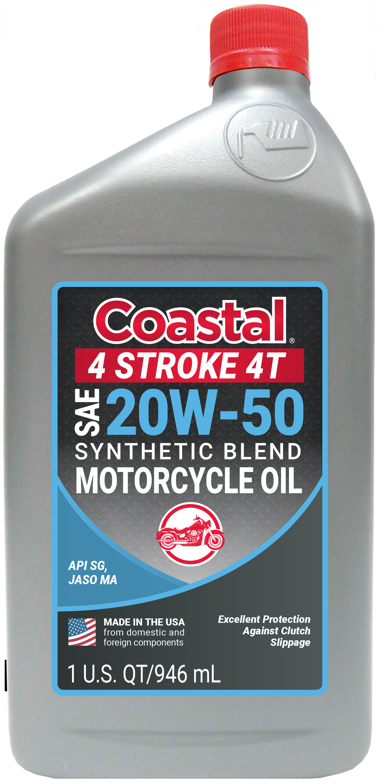 Coastal 4 Stroke Syn Blend Motorcycle Oil