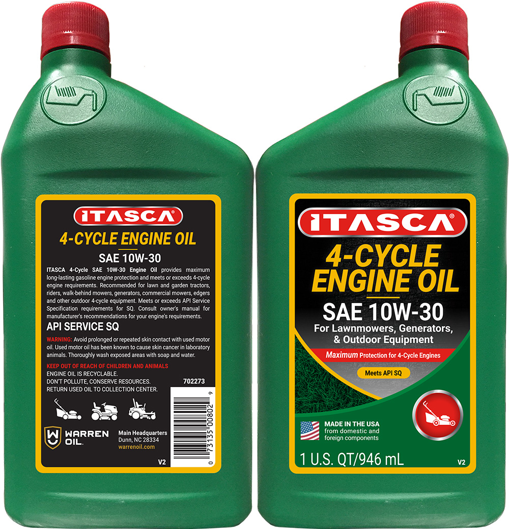 ITASCA Lawnmower and Utility 4-Cycle 10W-30
