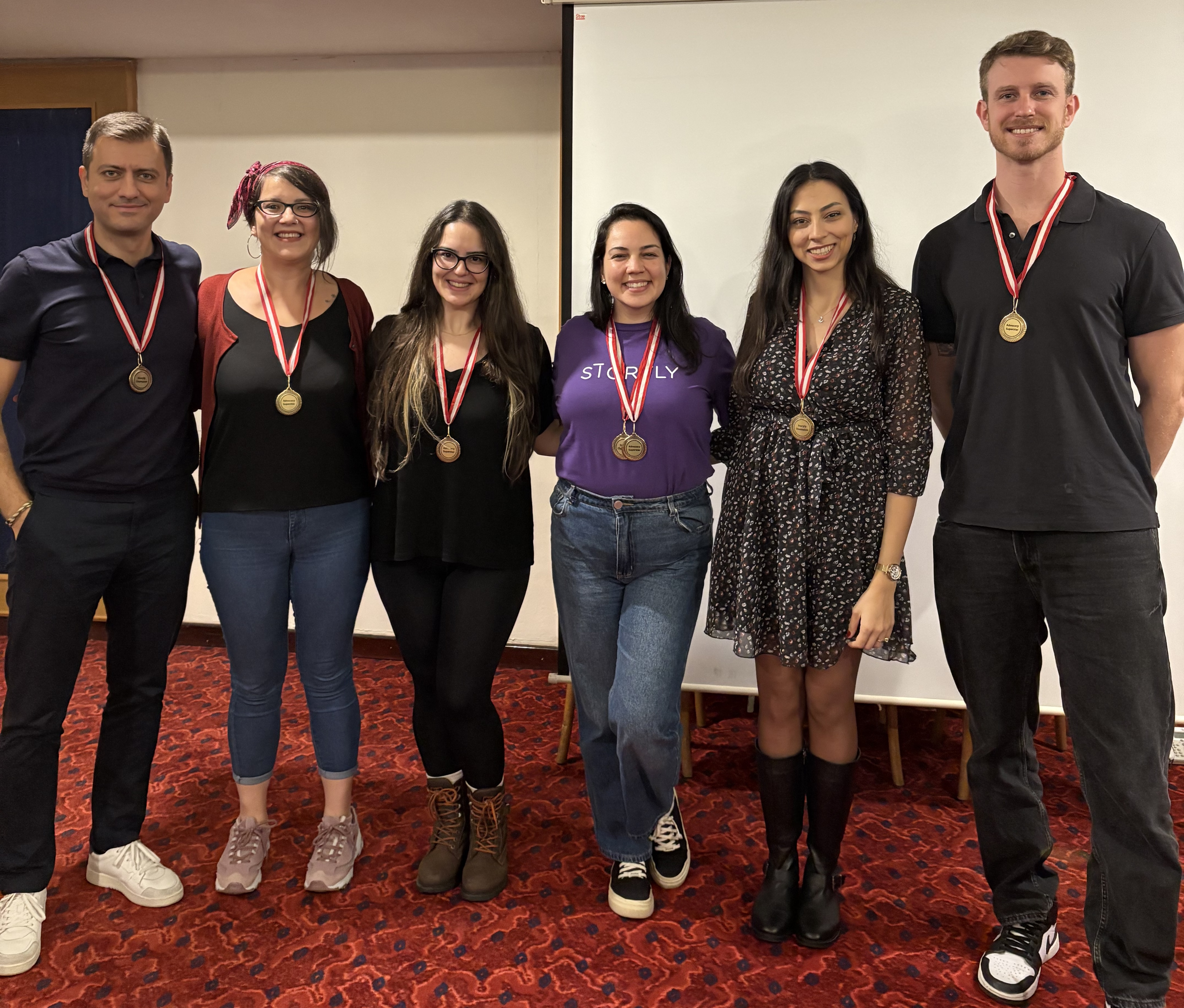 Image contains people from Storyly's internal team