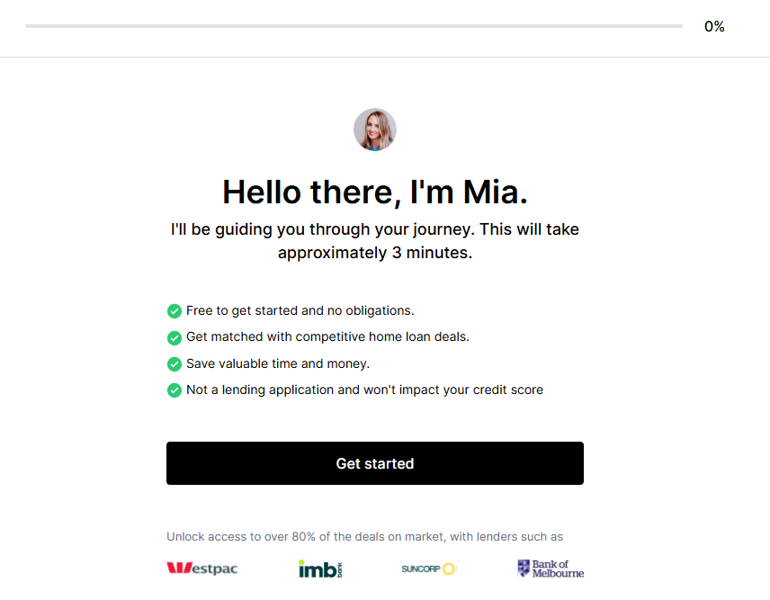 Sample AI funnel journey with Mia