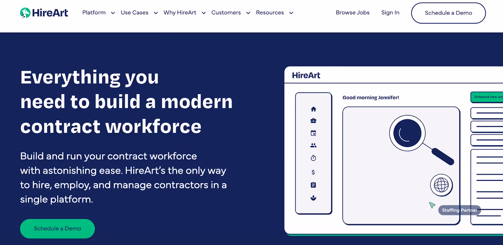 HireArt Homepage
