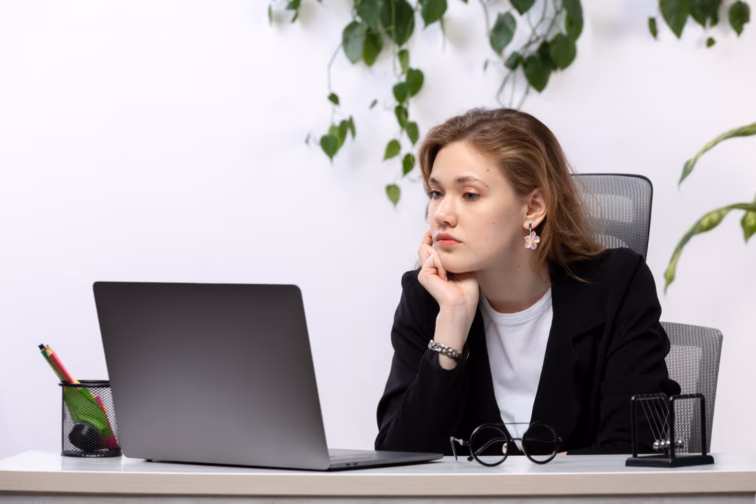 A business owner thinking how and where to find an offshore bookkeeper