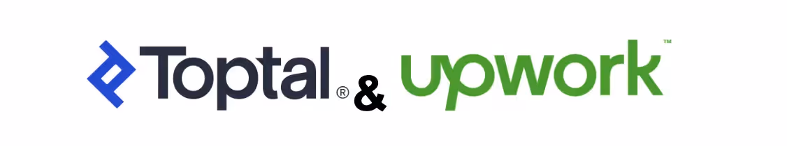 Toptal and Upwork logos