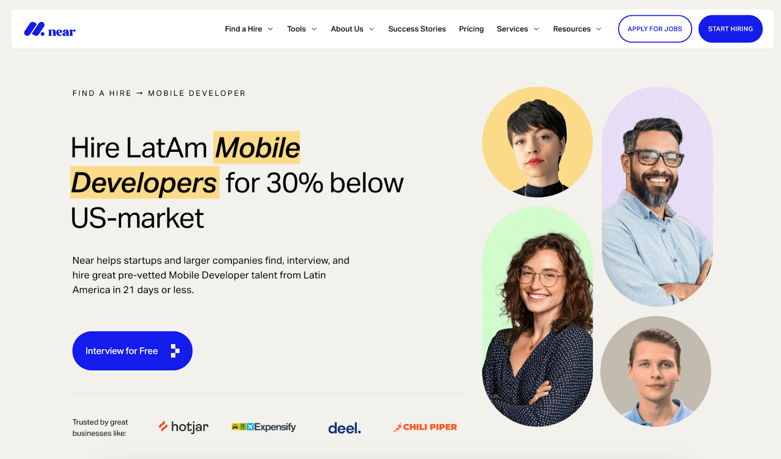 Near's home page.