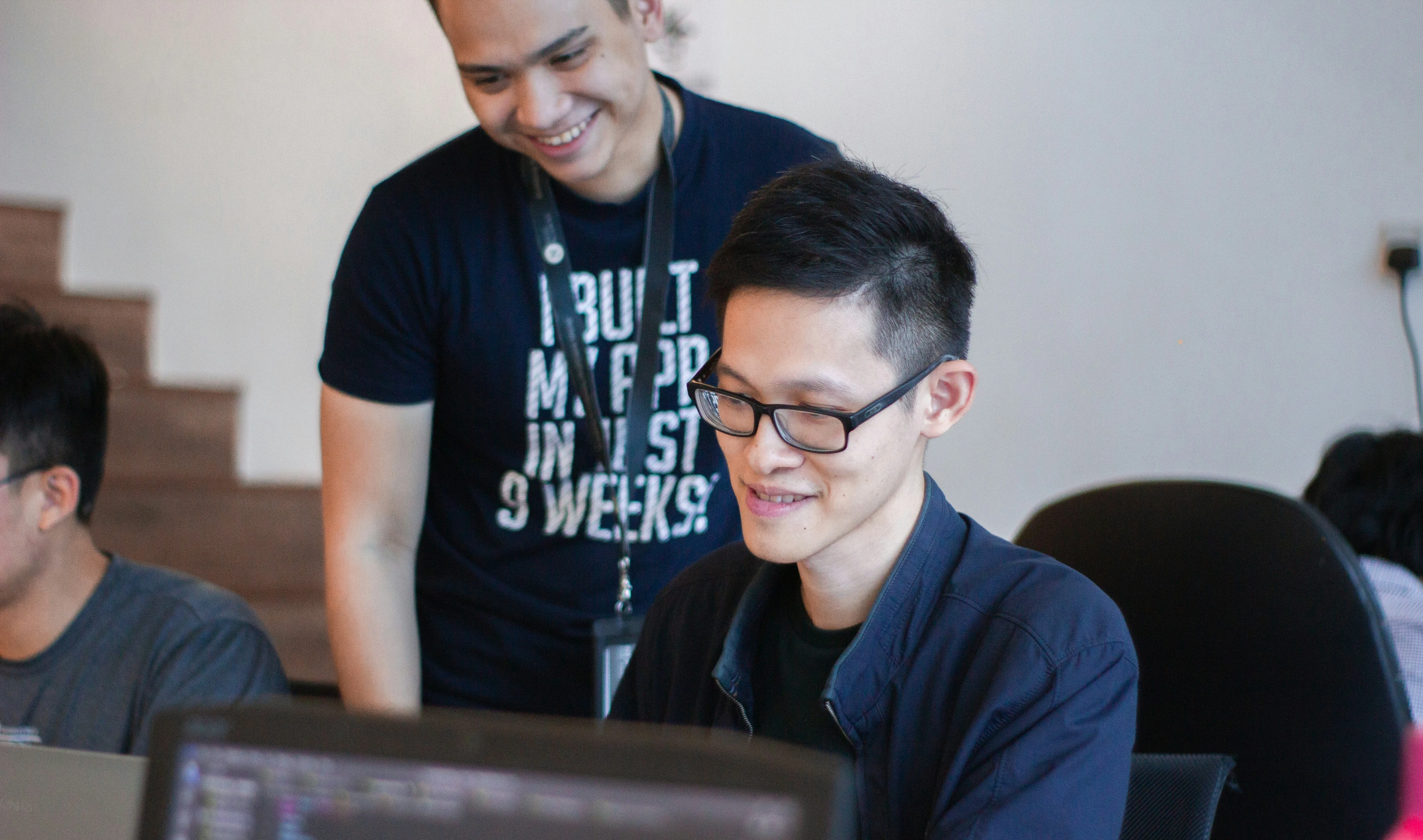 Developers working.
