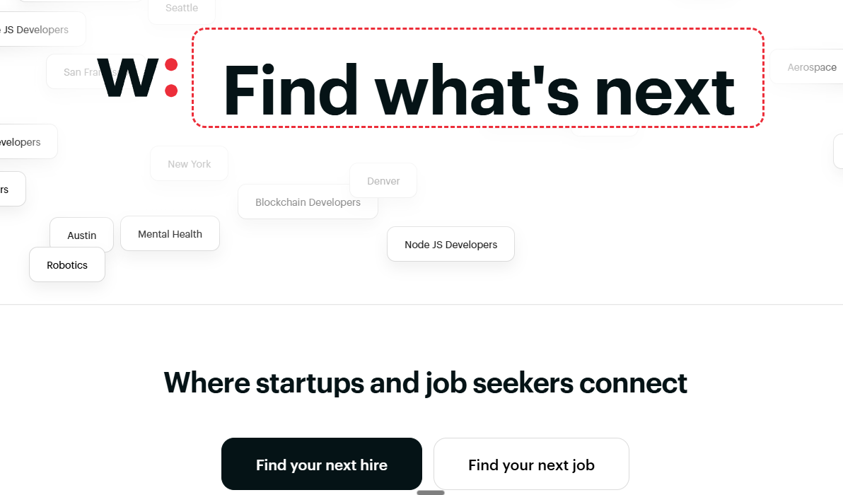 Wellfound's page.