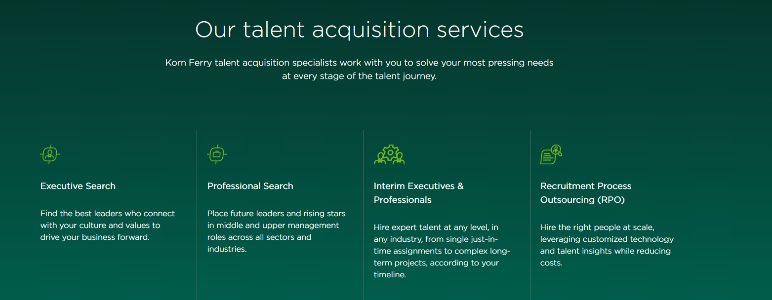 Korn Ferry's page.