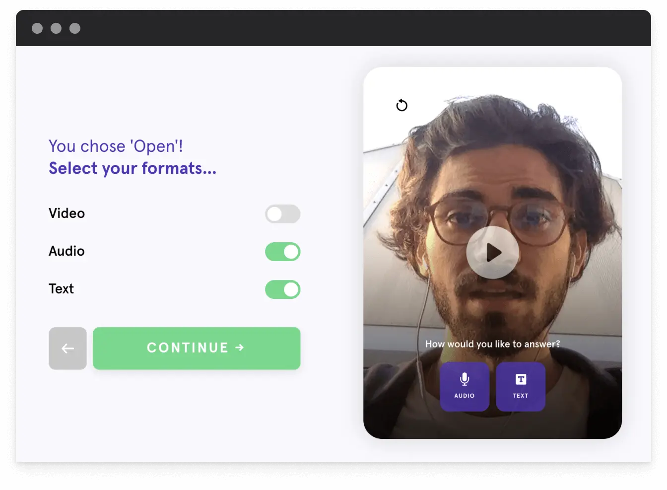 VideoAsk Interface